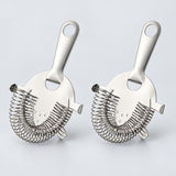 Silver Strainers Set Of 2 cocktail bar tool variant studio image