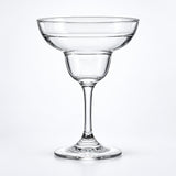 Empty 190 ml stepped-bowl margarita glass.