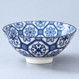 One Large Floral Tiles blue-and-white porcelain tea cup, 70 ml.