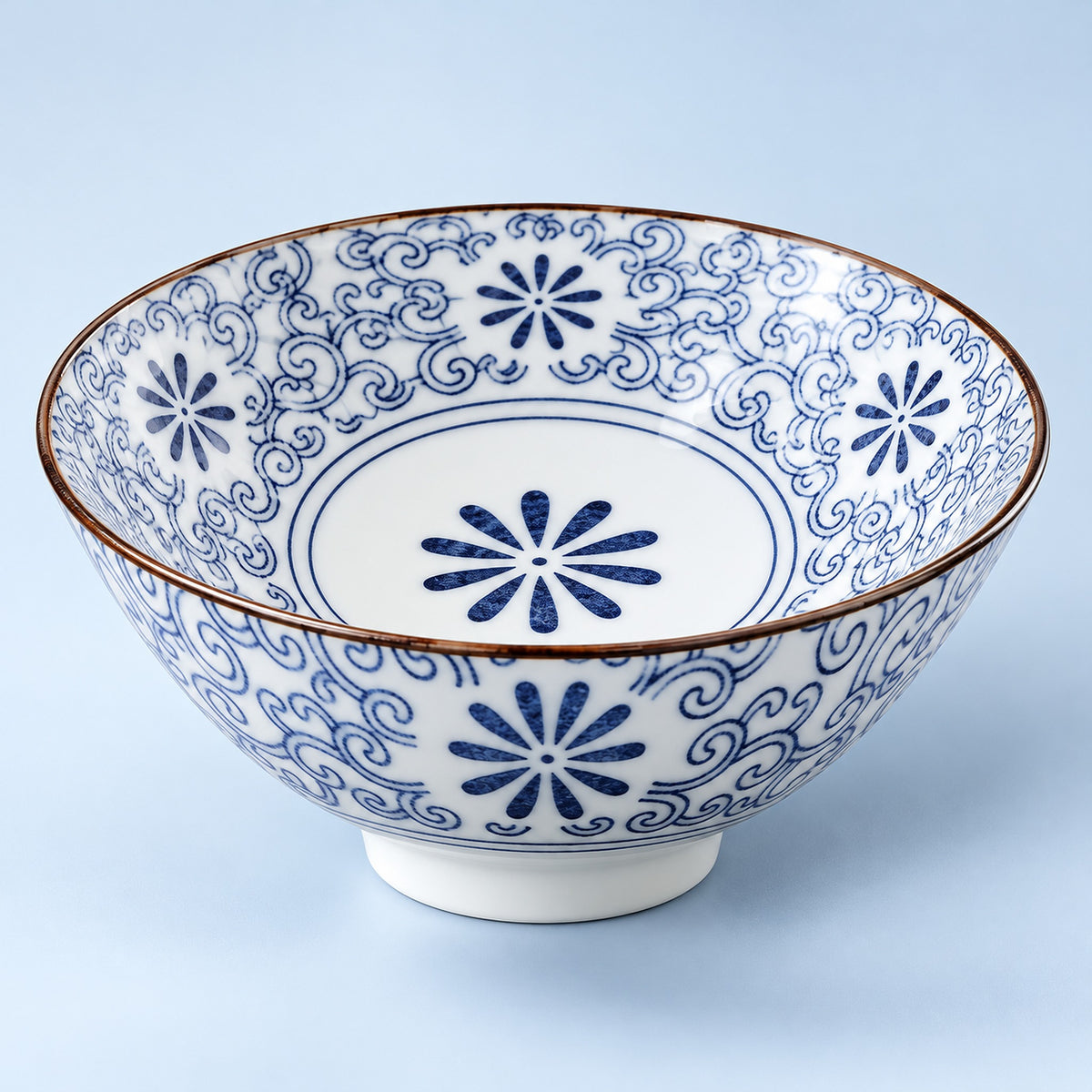 One Daisy Scrolls blue-and-white porcelain tea cup, 70 ml.