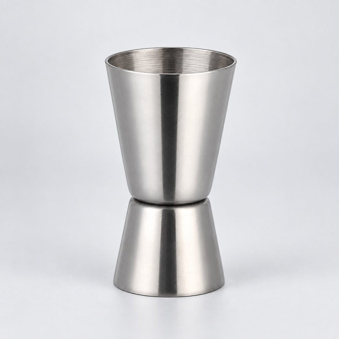 Silver Jigger 1 Piece cocktail bar tool variant studio image