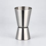 Silver Jigger 1 Piece cocktail bar tool variant studio image
