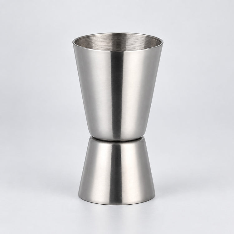 Silver Jigger 1 Piece cocktail bar tool variant studio image