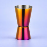 Purple Gold Rainbow Jigger 1 Piece cocktail bar tool variant studio image