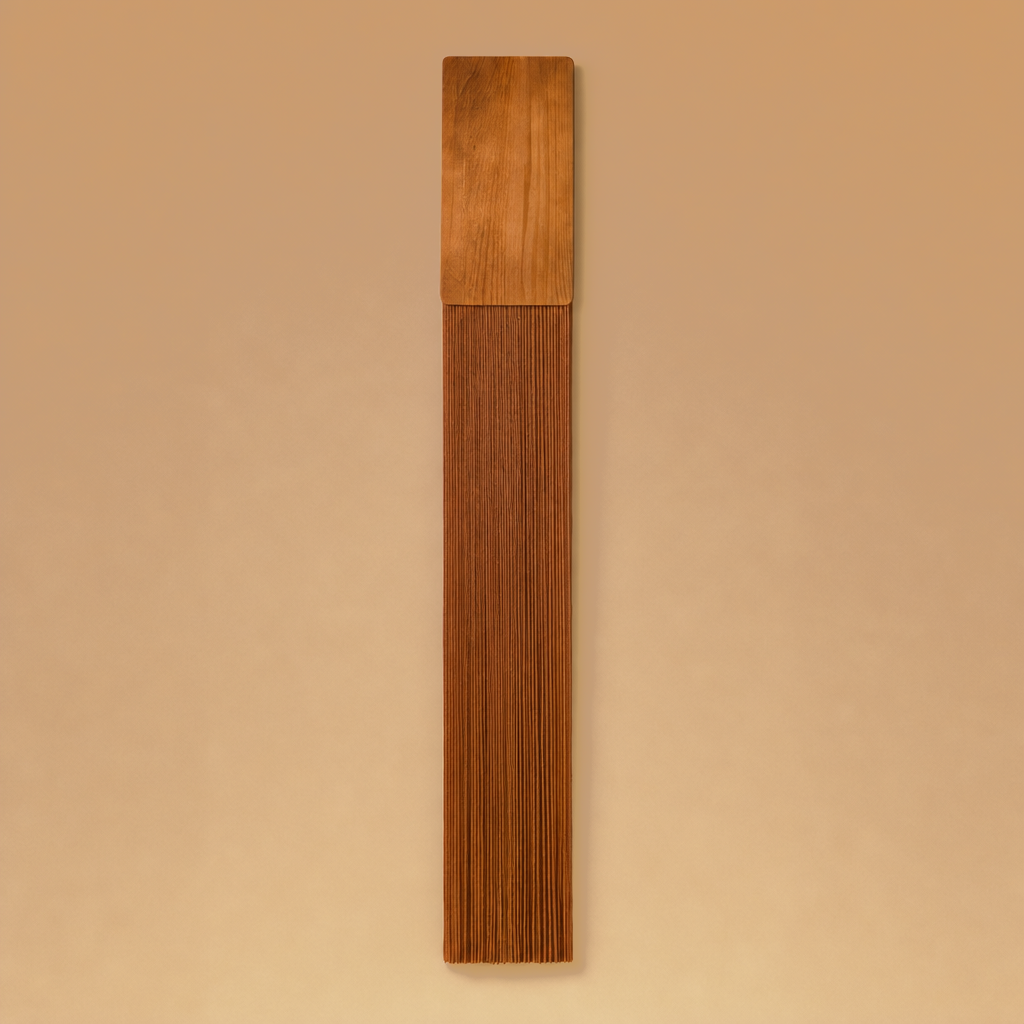 Wood Top Cord Panel, 15 x 100 cm, 5 Colors - Rust