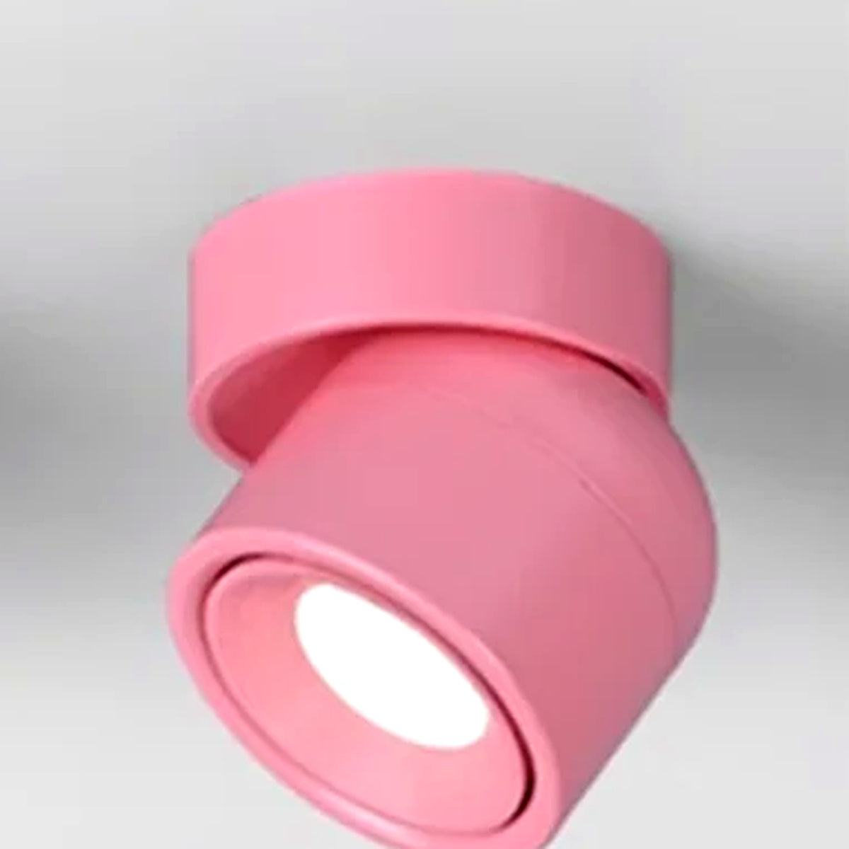 Adjustable Ceiling Spotlight, Surface Mounted LED Downlight, CRI 98 - Pink variant studio v2
