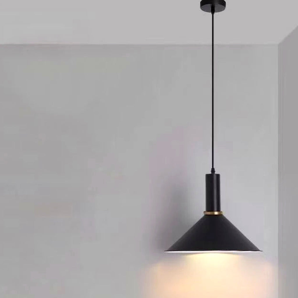 Metal Pendant Light, Colorful E27 Kitchen Pendant Light Fixture - Black Style 2 variant studio v2