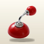 Adhesive Hooks, Ceramic Wall Hooks For Kitchen, Bath And Towels - Red variant studio v2