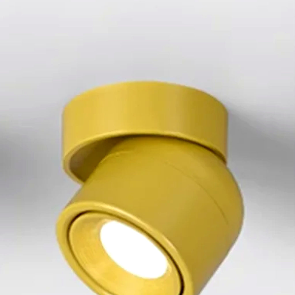 Adjustable Ceiling Spotlight, Surface Mounted LED Downlight, CRI 98 - Yellow variant studio v2