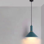 Metal Pendant Light, Colorful E27 Kitchen Pendant Light Fixture - Dark Blue Style 2 variant studio v2
