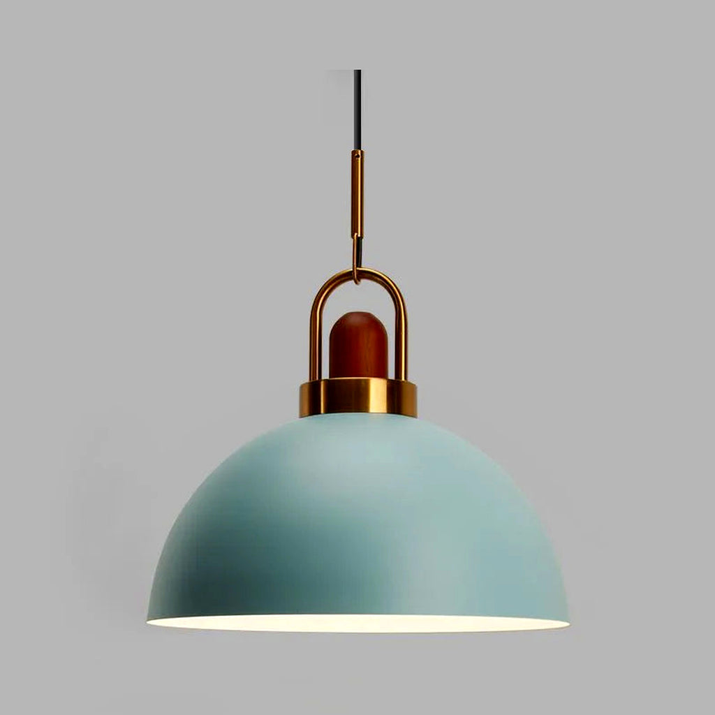Metal Pendant Light, Colorful E27 Kitchen Pendant Light Fixture - Light Blue Style 1 variant studio v2