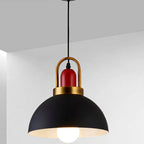 Metal Pendant Light, Colorful E27 Kitchen Pendant Light Fixture - Black Style 1 variant studio v2