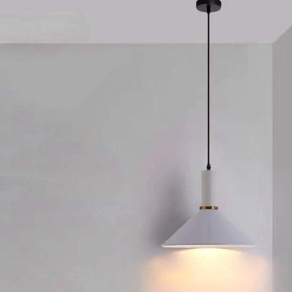 Metal Pendant Light, Colorful E27 Kitchen Pendant Light Fixture - White Style 2 variant studio v2