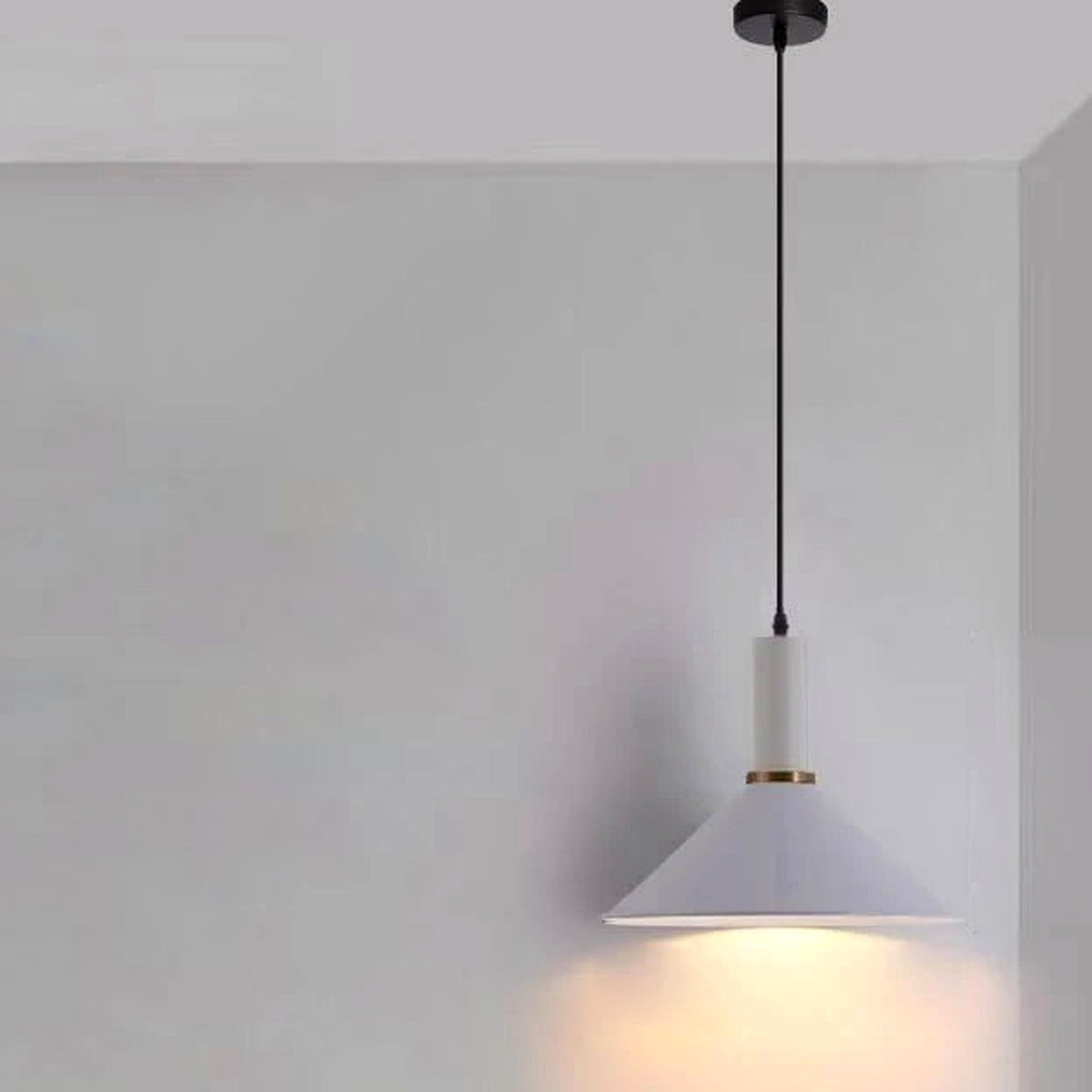 Metal Pendant Light, Colorful E27 Kitchen Pendant Light Fixture - White Style 2 variant studio v2