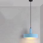 Metal Pendant Light, Colorful E27 Kitchen Pendant Light Fixture - Light Blue Style 4 variant studio v2