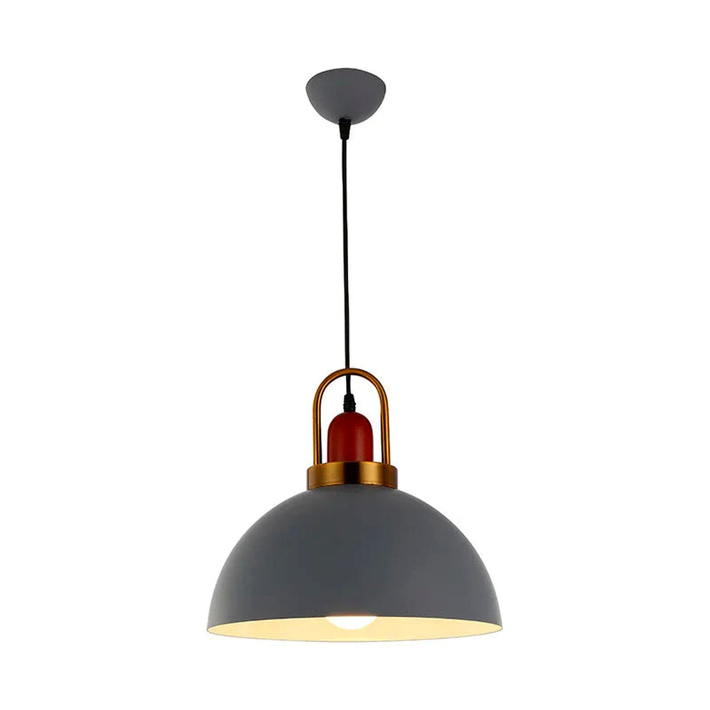 Metal Pendant Light, Colorful E27 Kitchen Pendant Light Fixture - Gray Style 1 variant studio v2