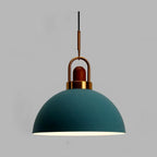 Metal Pendant Light, Colorful E27 Kitchen Pendant Light Fixture - Dark Blue Style 1 variant studio v2