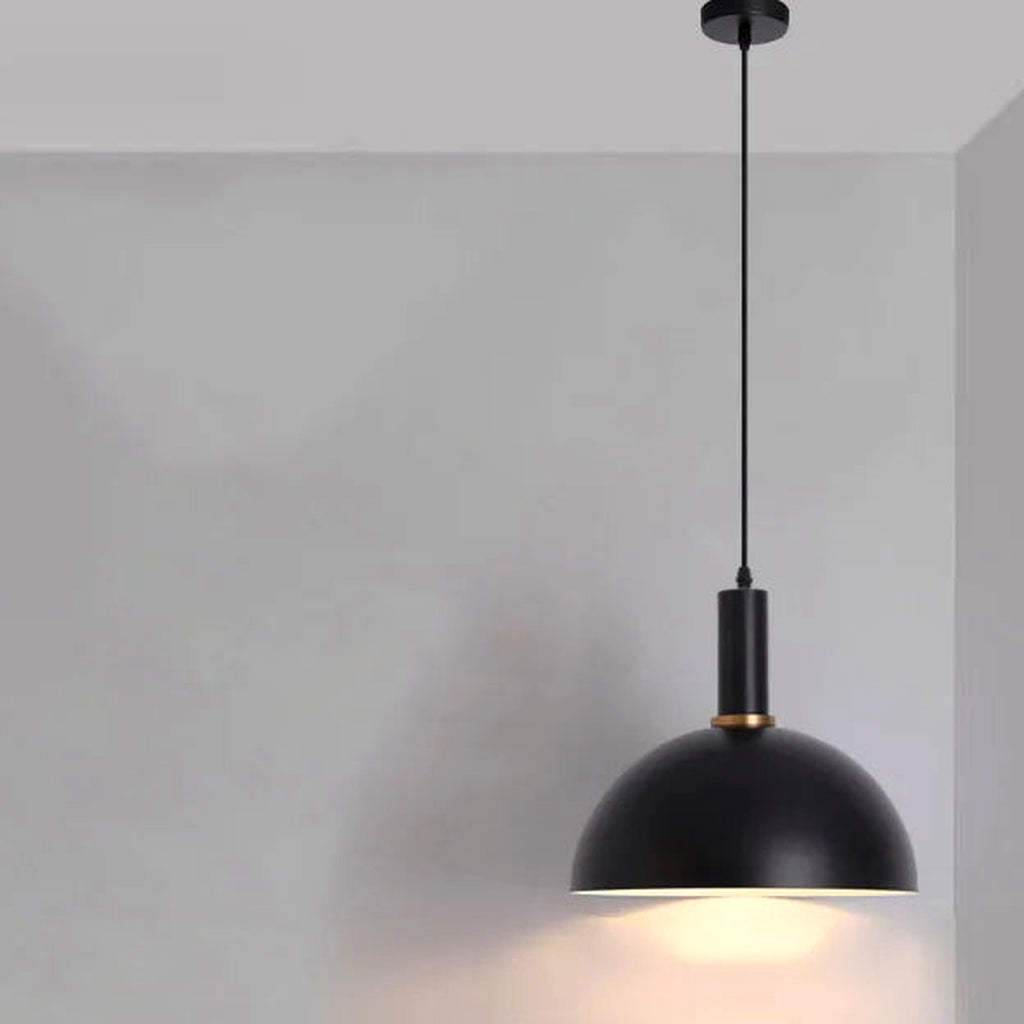 Metal Pendant Light, Colorful E27 Kitchen Pendant Light Fixture - Black Style 3 variant studio v2