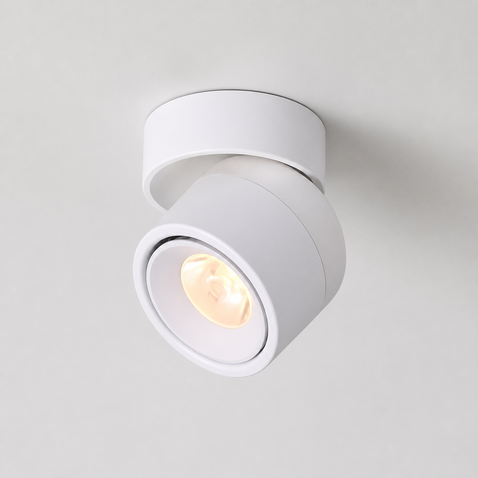 Adjustable Ceiling Spotlight, Surface Mounted LED Downlight, CRI 98 - White variant studio v3 Codex