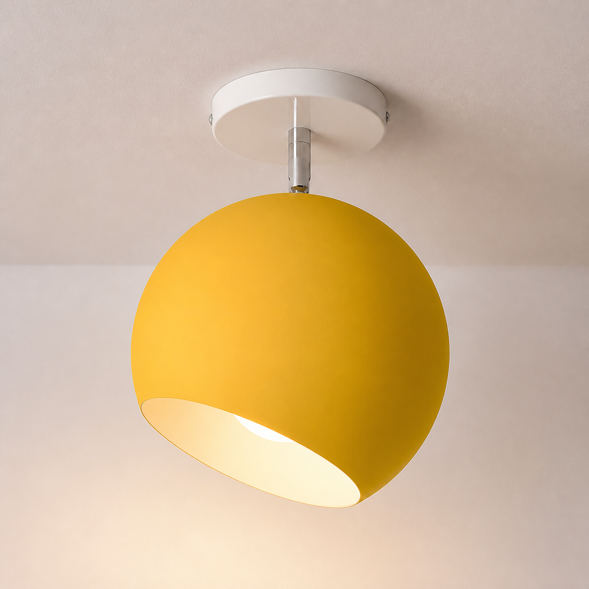 Modern Ceiling Light, Adjustable Ball LED Hallway Fixture, 4 Colors - Yellow variant studio v3 Codex