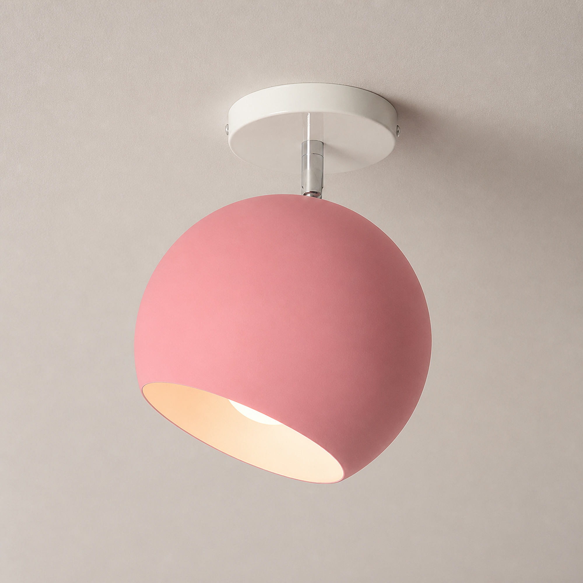 Modern Ceiling Light, Adjustable Ball LED Hallway Fixture, 4 Colors - Pink variant studio v3 Codex