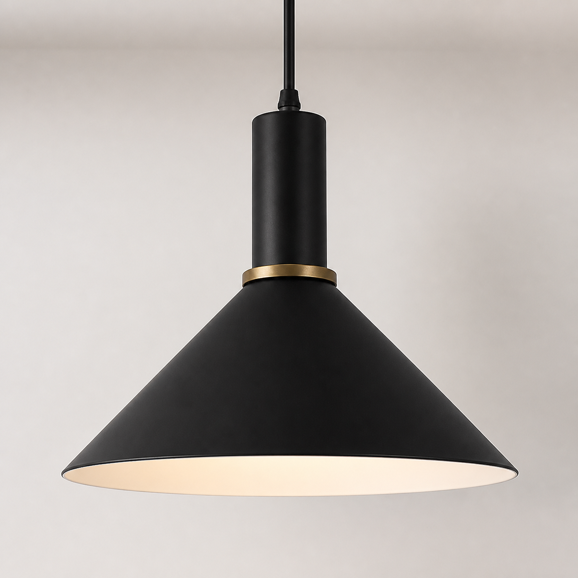 Metal Pendant Light, Colorful E27 Kitchen Pendant Light Fixture - Black Style 2 variant studio v3 Codex