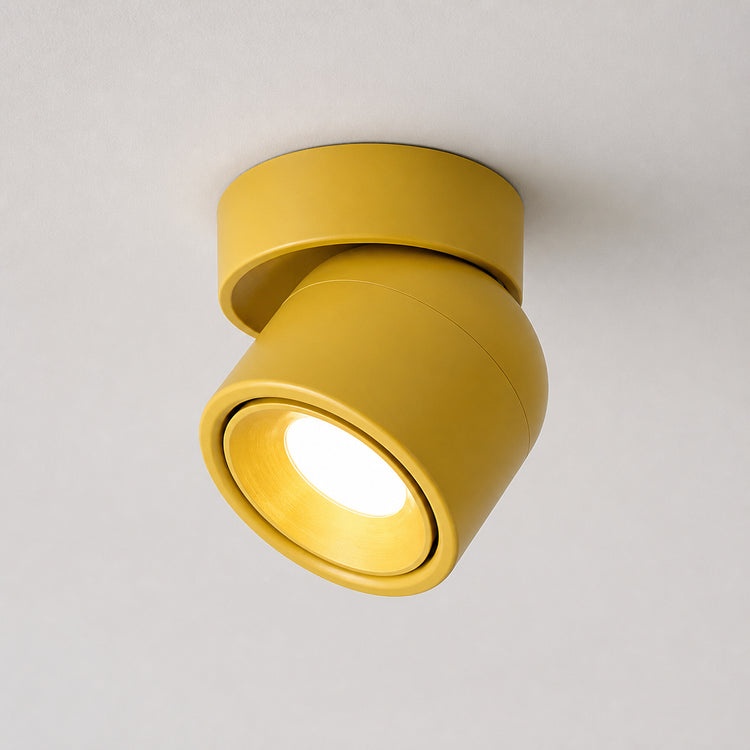 Adjustable Ceiling Spotlight, Surface Mounted LED Downlight, CRI 98 - Yellow variant studio v3 Codex