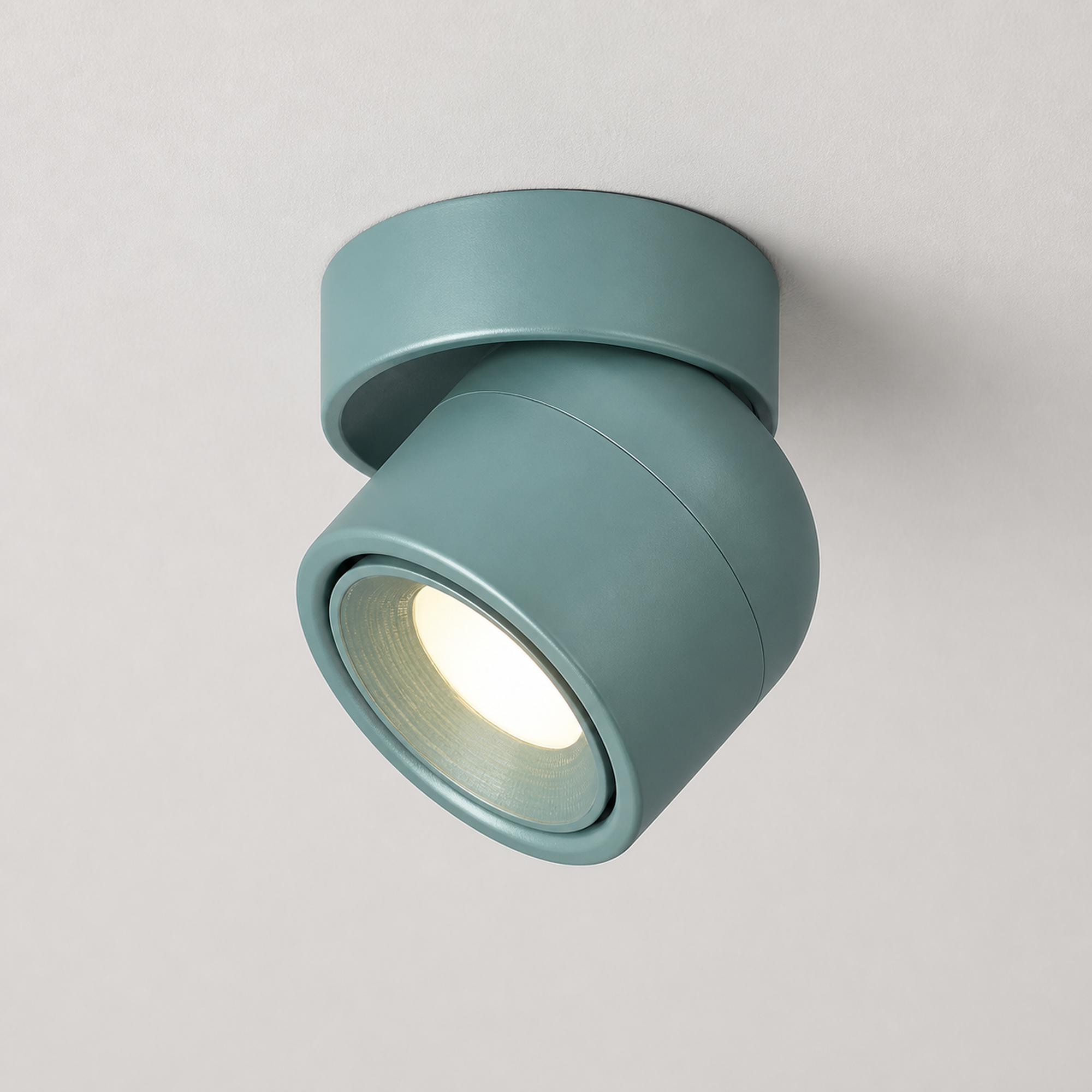 Adjustable Ceiling Spotlight, Surface Mounted LED Downlight, CRI 98 - Green variant studio v3 Codex