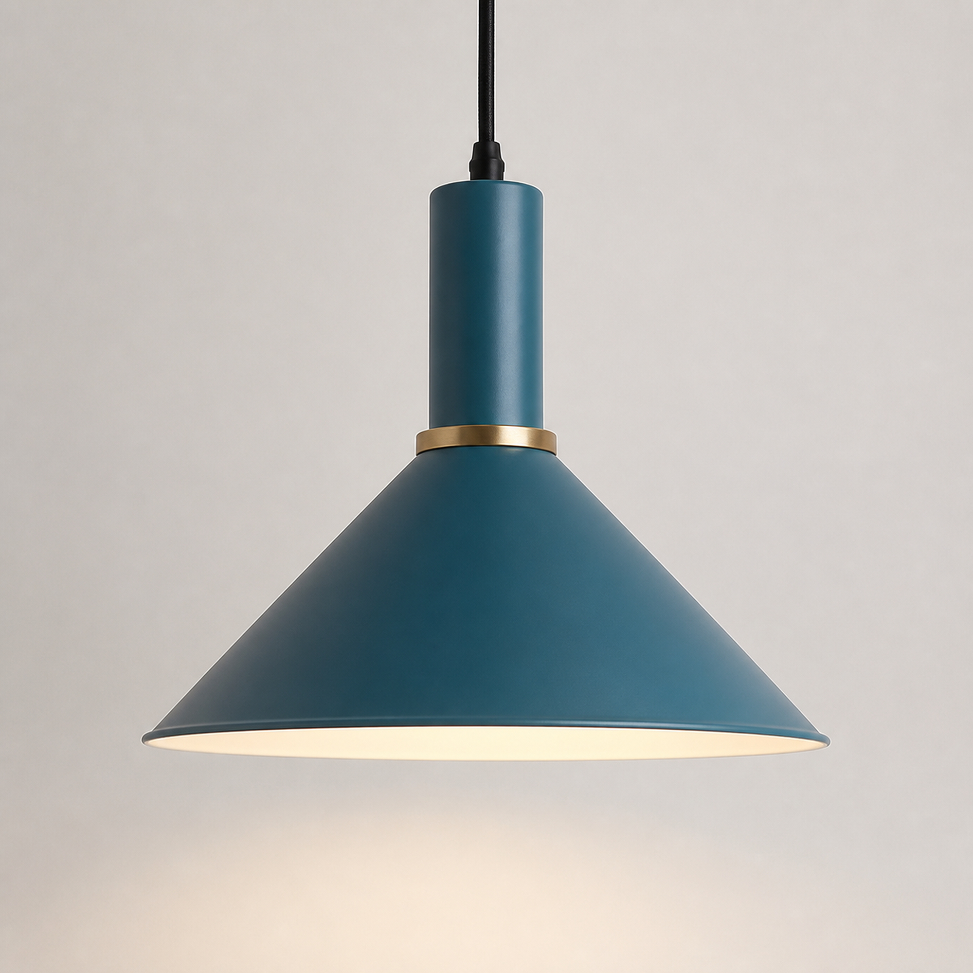 Metal Pendant Light, Colorful E27 Kitchen Pendant Light Fixture - Dark Blue Style 2 variant studio v3 Codex