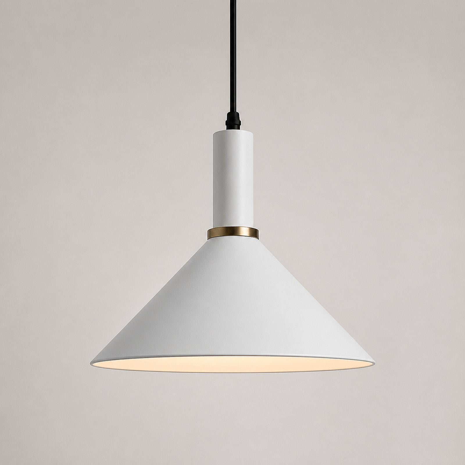 Nordic E27 Metal Pendant Light - Style 2 - White variant